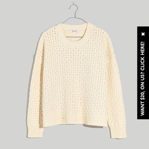 Madewell Basketweave Stitch Sweater